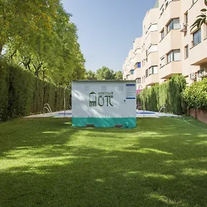 Апартаменты Acogedor Estudio Parking Frente Fibes